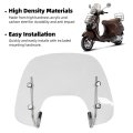 Keenso Windshield Anti Impact Acrylic Wind Deflector Screen With Mounting Hardware Replacement For Improved Riding Comfort