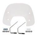 Keenso Windshield Anti Impact Acrylic Wind Deflector Screen With Mounting Hardware Replacement For Improved Riding Comfort