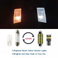 Awalited 12pcs F250 F350 Interior Led Lights Kit Super Bright Replacement Bulbs For 1999-2016 Ford Duty Light Package Install