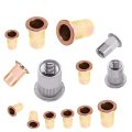 All-carb 900 Pcs Rivet Nuts Kit Metric Zinc Steel Stainless Aluminum Threadednut Insertert Rivet Nuts Assortment Including M3