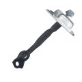 Black With Silver Front Left Driver Side Door Stay Check Strap Stopper Replacement For Corolla Matrix Prius 2003-2009 