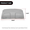 Front Bumper Tow Hook Eye Cover Lower Valance Panel For Land Rover Range Evoque 2012 2015 Silver Lr026539 Lr048510