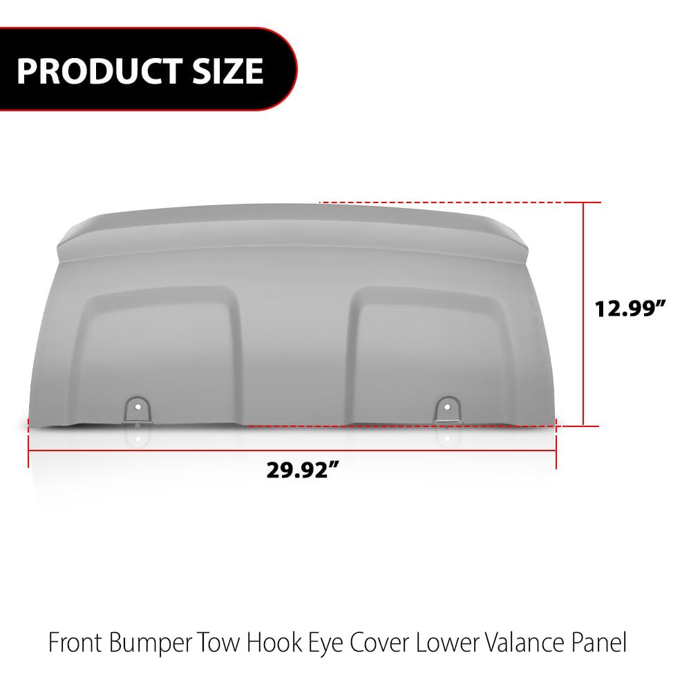 Front Bumper Tow Hook Eye Cover Lower Valance Panel For Land Rover Range Evoque 2012 2015 Silver Lr026539 Lr048510