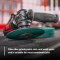 3m Green Corps Fibre Disc 36507 5 In X 7 8 40 Grit 20 Pack Ceramic Abrasive Resin Bond Uniform Cut
