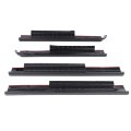 Rocker Panels Fit Chevy Silverado 1500 Crew Cab 2014-2018 Black 