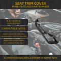 Left Seat Trim Cover For Ford F-150 Pickup 2009 2014 Lincoln Mark Lt 2010 9l3z-1562187-ja 9l3z1562187ja Lh 6way Power Only