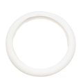 Uxcell 32cm Outer Dia Car Rubber Antislip Comfortable Steering Wheel Cover White