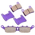 Carbon Fiber Brake Pads Front And Rear Fa174 Fa390 Fits For Honda Cbr1000rr 2004 2005 3 Pairs