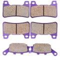 Carbon Fiber Brake Pads Front And Rear Fa174 Fa390 Fits For Honda Cbr1000rr 2004 2005 3 Pairs