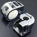 Htt Chrome Switch Housing Cover For 1999-2012 Yamaha Xvs V-star 1100 Classic And Silverado Xvs1100