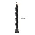 20pcs M7x70mm Hex Socket Countersunk Head Self Tapping Connecting Screws Carbon Steel Furniture Confirmat Screw Black