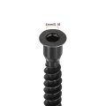 20pcs M7x70mm Hex Socket Countersunk Head Self Tapping Connecting Screws Carbon Steel Furniture Confirmat Screw Black