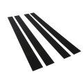 Window Pillar Posts Molding Trim For 1997-2003 Ford F150 Supercrew Crew Harley Set Door Mirror Cover 4 Pcs 
