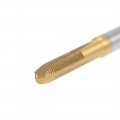Uxcell Spiral Point Plug Threading Tap M2 5 X 0 45 Ground Threads H2 3 Flutes High Speed Steel Hss 6542 Titanium Coated Metric