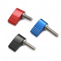 M8x14mm Screws With Handle Thumb Male Threading Rotating Knob Adjustable Screw Single Wing 2pcs M8 X 14 Mm Black