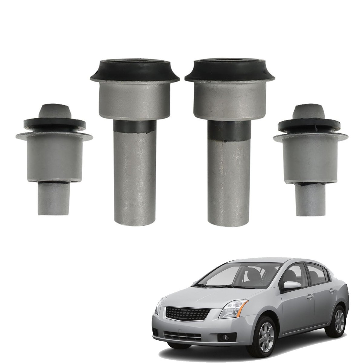 4pcs Engine Cradle Subframe Bushing Replacement For Sentra 2007 2008 2009 2010 2011 2012 Part Number 523-227 523-228