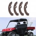 Brake Shoe Set 2 Wd Both Wheels Replacement For Chuck Wagon Subs Rear Bronze 16279 2-11170 2-11166 