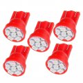 Ocpty Instrument Panel Lights 192 193 259 280 285 447 T10-6-3020-smd-red 5pcs
