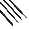 4pcs Black Weatherstrip Window Molding Trim Seal Belt Replacement For Toyota Highlander 2008-2010