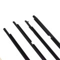 4pcs Black Weatherstrip Window Molding Trim Seal Belt Replacement For Toyota Highlander 2008-2010