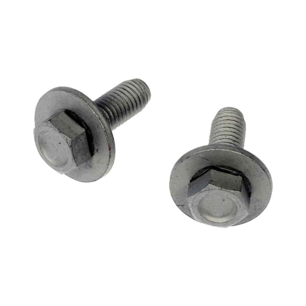 Splash Shield Retainer Bolts For Chevy S10 2004 Steel Geomet Finish Hex Head Threaded Fastener 2 Piece Set Replaces 11517817