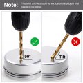 5pcs 1 4 Hex Shank Titanium Twist Drill Bit Set Sizes 5 6 8 10mm Drilling Dia High Speed Steel Drills For Hardened Metal