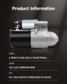 Ocpty New Starter Fit For Buick Chevrolet Oldsmobile Pontiac Truck Camaro Impala 98-09 Sdr0046