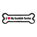 Scottish Terrier Dog Bone Magnet 