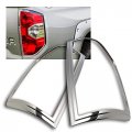 Eparts Chrome Abs Rear Tail Brake Stop Light Cover Bezel Trim Pair For 2014-2016 Toyota Tundra 