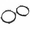 Hecasa 7 Headlight Mount Bracket Ring Compatible With 1997-2006 Jeep Wrangler Tj Pp Plastic Driver Passenger Side Black