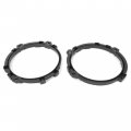 Hecasa 7 Headlight Mount Bracket Ring Compatible With 1997-2006 Jeep Wrangler Tj Pp Plastic Driver Passenger Side Black