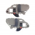 Chevy K3500 1995 96 97 98 99 2000 Interior Door Handle Driver And Passenger Side Pair Front Beige Bezel With Chrome Lever Lock 