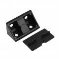 Uxcell Shelf Cabinet Plastic 90 Degree Corner Braces Angle Brackets 8pcs