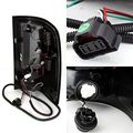 Akkon For 07-13 Sierra 1500 07-14 2500hd 3500hd Black Smoke Led Tail Lights Brake Lamps Replacement 