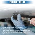 Uxcell Universal Car Exhaust Tip Pipe 4inch Inlet 6inch Outlet 15inch Length Tail Muffler Stainless Steel Black