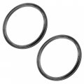 Caltric 2 Front Or Rear Left And Right Brake Drum Seal Compatible With Kawasaki Mule 4000 Kaf620 2009 2010-2020