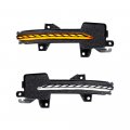 Anzios Compatible With Honda Accord 2018-2022 Amber Full Led Strip Sequential Flash Side Wing Mirror Dynamic Turn Signal Light