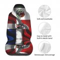 Mexican Mexico And Dominican Republic Flag Front Car Seat Cover For Men Women 2 Pcs Automotives Vehicle Cover Cars Suv Pick-up