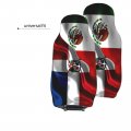 Mexican Mexico And Dominican Republic Flag Front Car Seat Cover For Men Women 2 Pcs Automotives Vehicle Cover Cars Suv Pick-up