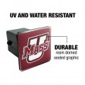 University Of Massachusetts Primary Logo Tow Trailer Hitch Cover Plug Insert 2