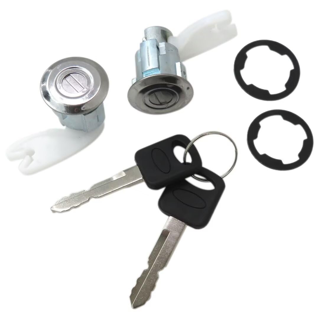 Blue Elf Door Lock Cylinder W Keys Set New F2uz1522050a For Ford F750 2000-2004 Black Finish