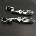 Xkh Group Motorcycle Chrome Short Adjustable Highway Peg Mounting Kit Lightning Footrest For V-star Roadstar Suzuki Boulevard