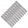 Uxcell 10 Pcs 1 4 Hex Shank T27 Magnetic Security Torx Screwdriver Bits 50mm Length S2 Steel Sandblasting