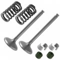 Caltric 2x Exhaust Valve Kit Compatible With Yamaha Yfz450rse 2014 2015 2017-2022 5ta-12121-00-00