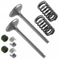 Caltric 2x Exhaust Valve Kit Compatible With Yamaha Yfz450rse 2014 2015 2017-2022 5ta-12121-00-00