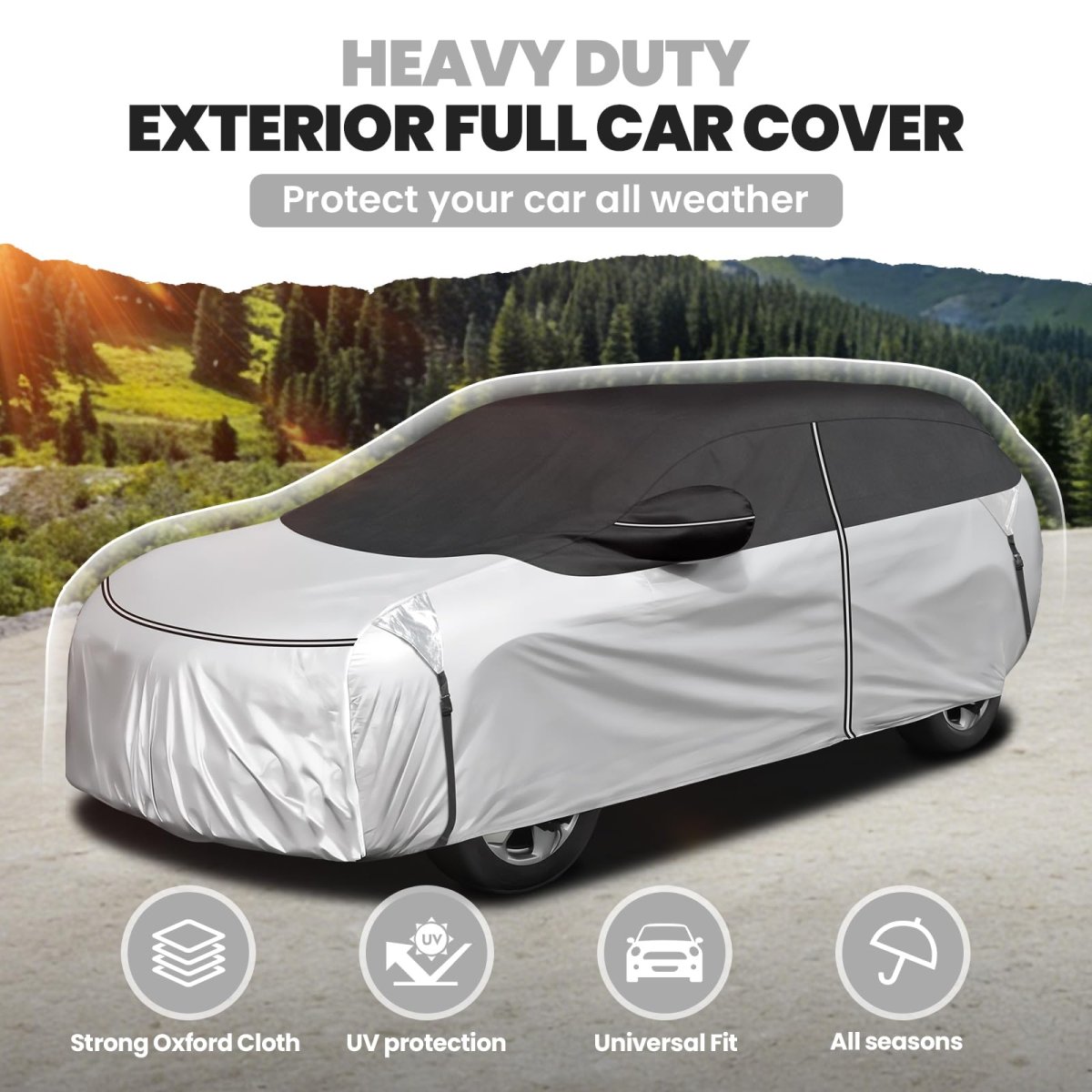 Cartist 420d Cover Fits For Chevrolet Trax 2013-2025 2026 All Weather Car Covers Outdoor Accessories Waterproof With Zipper