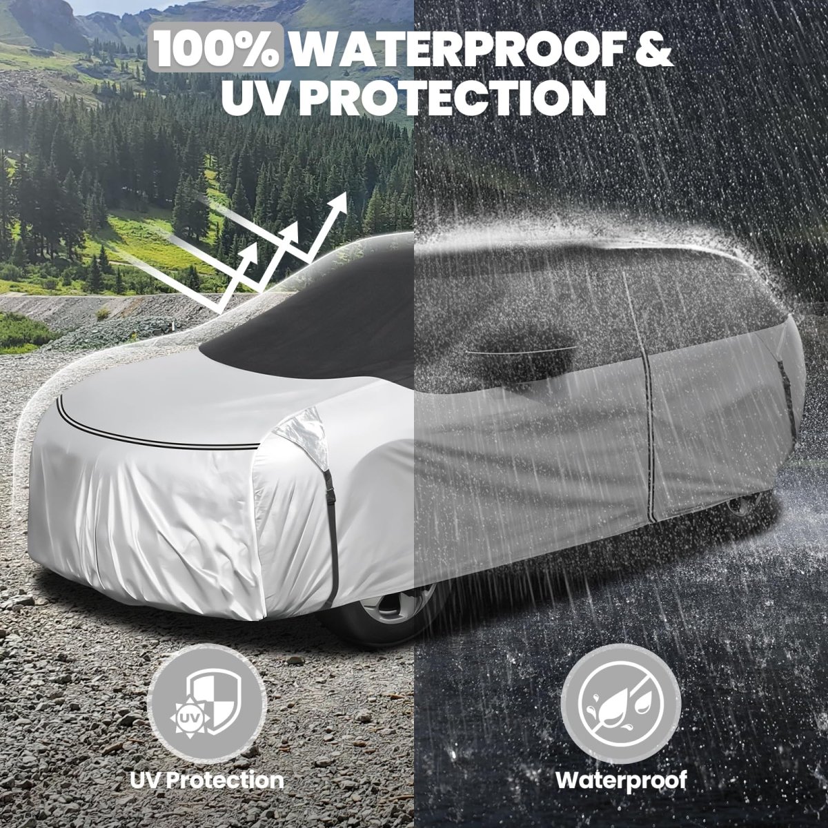 Cartist 420d Cover Fits For Chevrolet Trax 2013-2025 2026 All Weather Car Covers Outdoor Accessories Waterproof With Zipper