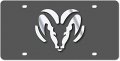Dodge Eurosport Daytona- Compatible Ram On Carbon Steel License Plate 