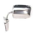 Door Mirror For Chevy R1500 R2500 Suburban 1990 1991 Driver Or Passenger Side Polished Stainless Steel Manual Folding And 