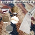 2pcs Carpet Vac Extractor Attachment Tool Portable Vacuum Cleaner Brush Head Extraction Nozzle Shatter Proof Sofa Cleaning